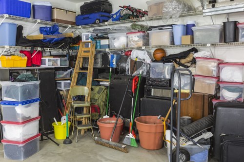 Professional waste removal services at a Hornsey building site